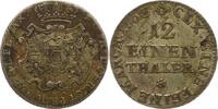Sachsen-Albertinische Linie 1/12 Taler Friedrich Christian 1763. -