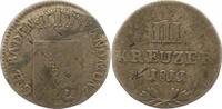 Baden-Durlach 3 Kreuzer Karl Friedrich 1806-1811. -