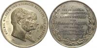 Brandenburg-Preußen Zinnmedaille Wilhelm I. 1861-1888. -
