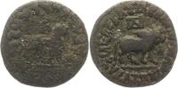 Indo-Scythen AE Hexa Chalkon Azes II. 35 v. 0 5 n. Chr.. -