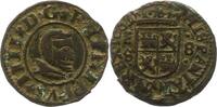 Spanien Cu 8 Maravedis Philipp IV. 1621 - 1665. -