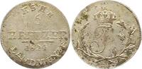Sachsen-Hildburghausen Zeitgenössische Fälschnug eines 6 Kreuzer 18 Friedrich 1780-1826. -