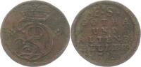 Sachsen-Gotha-Altenburg Cu-Heller Friedrich II. 1691-1732. -