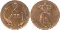 Dänemark 2 Öre 1 Christian IX. 1863-1906. -