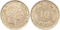 Dänemark 10 Öre 1 Christian IX. 1863-1906. -