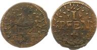 Braunschweig-Lüneburg-Celle Pfennig Georg Wilhelm 1665-1705. -