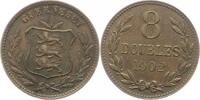 Großbritannien-Guernsey 8 Doubles Guernsey 1000 - 2100. -