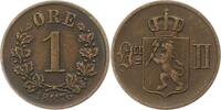 Norwegen 1 Öre 1 Unter schwedischer Regierung 1814-1905. -