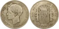 Spanien 5 Pesetas Alfons XIII. 1886-1931. -