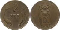 Dänemark 2 Öre 1 Christian IX. 1863-1906. -