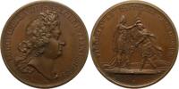 Hessen-Kassel Bronzemedaille Karl 1670-1730. -