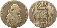 Brandenburg-Preußen Taler Friedrich Wilhelm II. 1786-1797. -