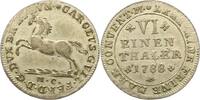 Braunschweig-Wolfenbüttel 1/6 Taler Karl Wilhelm Ferdinand 1780-1806. -
