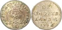 Brandenburg-Ansbach 2 1/2 Kreuzer Alexander 1757-1791. -
