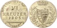 Sachsen-Coburg-Saalfeld 6 Kreuzer Franz 1800-1806. -
