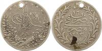Ägypten 5 Qirsh Abdul Hamid II. 1293-1327 H. 1876-1909. -