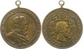 Brandenburg-Preußen Bronzemedaille Friedrich III. 1888. -