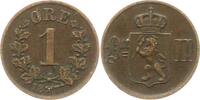 Norwegen 1 Öre 1 Unter schwedischer Regierung 1814-1905. -