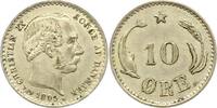 Dänemark 10 Öre 1 Christian IX. 1863-1906. -
