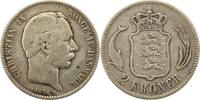 Dänemark 2 Kronen Christian IX. 1863-1906. -