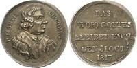 Reformation Straßburg. Silbermedaille 1 300-Jahrfeier der Reformation 1817. -