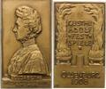 Oldenburg Bronzeplakette Friedrich August 1900-1918. -