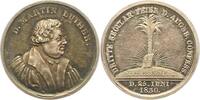 Reformation Silbermedaille 300-Jahrfeier der Übergabe der Augsburger Konfession 1830. -