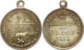 Schweiz-Genf, Stadt versilberte Bronzemedaille -