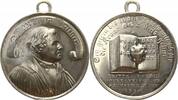 Reformation Zinngussmedaille 300-Jahrfeier der Übergabe der Augsburger Konfession 1830. -