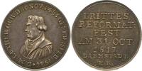 Reformation Darmstadt. Silbermedaille / Silberabschlag von den 300-Jahrfeier der Reformation 1817. -