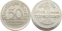 Weimarer Republik Verprägung. 50 Pfennig 1 -