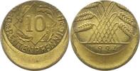 Weimarer Republik Verprägung. 10 Rentenpfennig 1 -