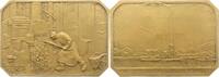 Belgien-Königreich Bronzeplakette Albert I. 1909-1934. -