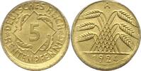 Weimarer Republik Verprägung. 5 Rentenpfennig 1 -