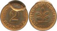 Münzen der Bundesrepublik Deutschland Verprägung. 2 Pfennig 1 Mark 1945-2001. -