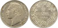 Württemberg 1/2 Gulden Wilhelm I. 1816-1864. -