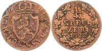 Nassau 1/4 Kreuzer Wilhelm 1816-1839. -