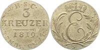 Sachsen-Coburg-Saalfeld 3 Kreuzer Ernst 1806-1826. -