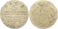 Sachsen-Coburg-Saalfeld 3 Kreuzer Ernst 1806-1826. -