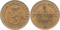 Reuss-ältere Linie Pfennig Heinrich XXII. 1859-1902. -