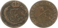 Sachsen-Hildburghausen 1/4 Kreuzer Friedrich 1780-1826. -