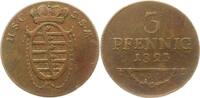 Sachsen-Coburg-Saalfeld 3 Pfennig Ernst 1806-1826. -