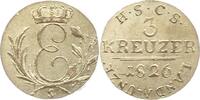 Sachsen-Coburg-Saalfeld 3 Kreuzer Ernst 1806-1826. -