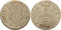 Bayern Halbbatzen Maximilian I., als Kurfürst 1623-1651. -