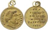 Musiker Bronzemedaille Rossini, Gioachino +1792 Pessaro, +1868 Kirchenstaat, Bedeutender Italienischer Komponist, -