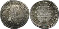 Brandenburg-Ansbach 3 Kreuzer oder Groschen Johann Friedrich 1667-1686. -