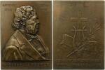 Musiker Bronzeplakette Preyer, Gottfried *1807 Hausbrunn (Niederösterreich), +1901 Wien, Wiener Hof- und Domkapellmeister, Komponist von Kirchenmusik. -