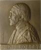 Frankreich Einseitige Bronzeplakette Dritte Republik 1870-1940. -