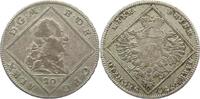 Brandenburg-Ansbach 20 Kreuzer Alexander 1757-1791. -