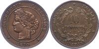 Frankreich 10 Centimes Dritte Republik 1870-1940. -